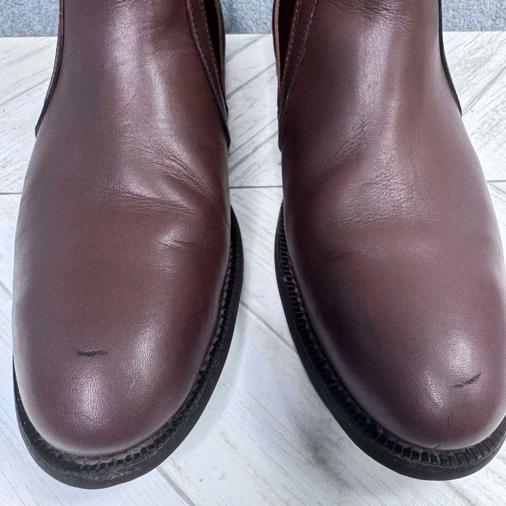 PROXON Mens‎ Sz 8.5 Safety Equipment Steel Toe Chelsea Boot Wallace Brown